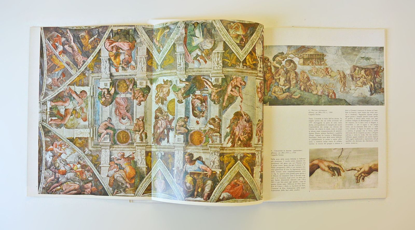 Livre &quot;Michelangelo&quot; N°1 coll. Grandi Pittori ed. Scala 1978