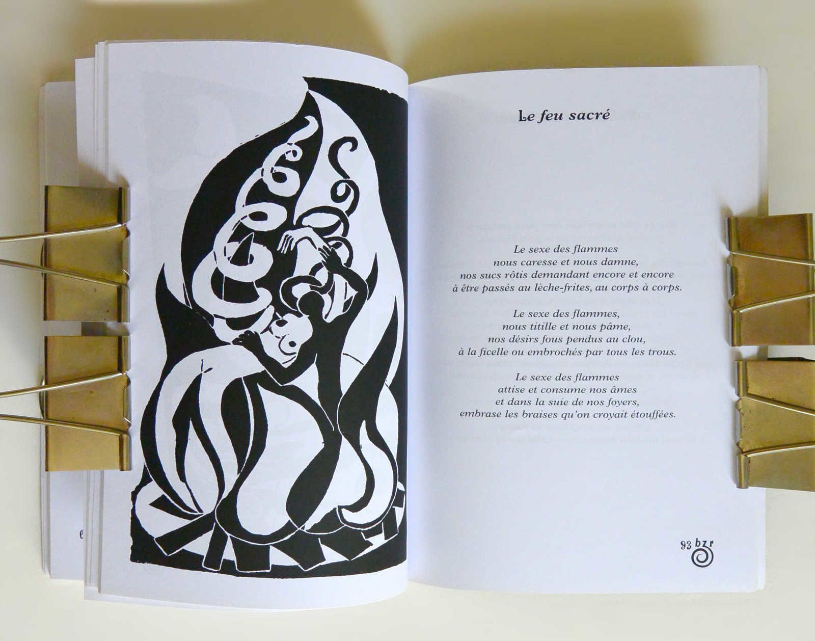 Livre poésie &quot;Ana&quot; Y.Bommenel L.Hélène, ed. Bizarre.fr 2003