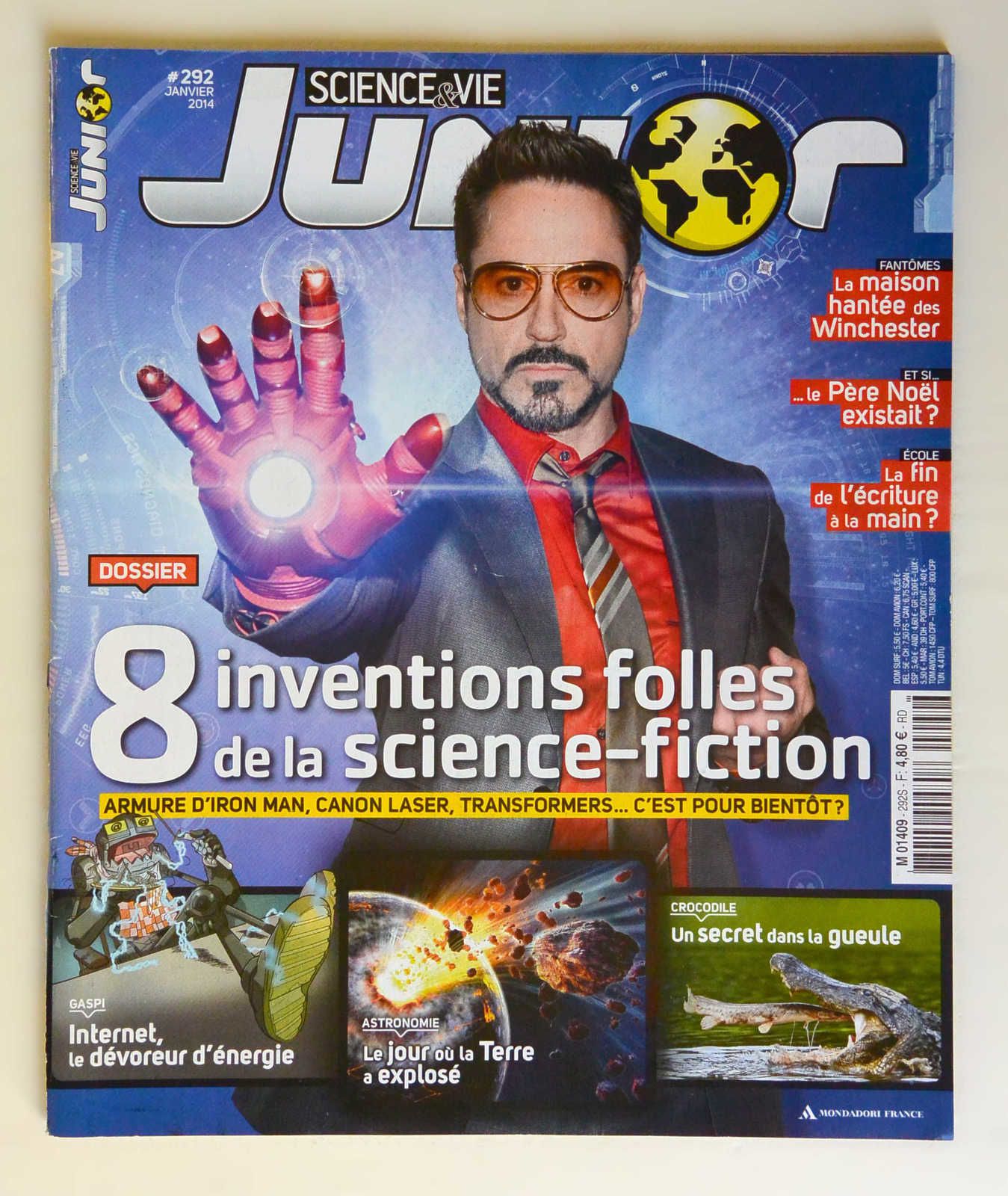 Lot 12 Magazines «Science et vie Junior» de 2014