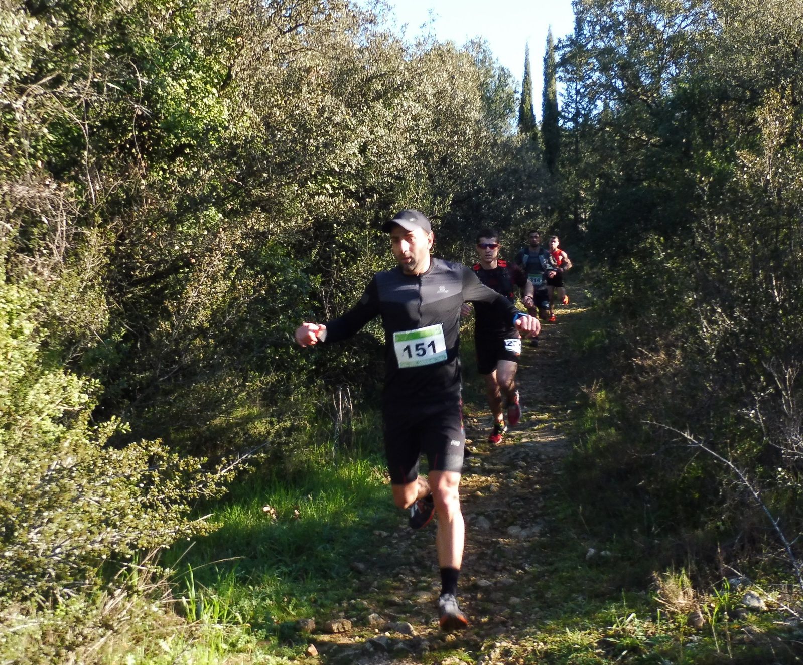 L'Eynavay'trail 2020 à Rochefort du Gard (30).