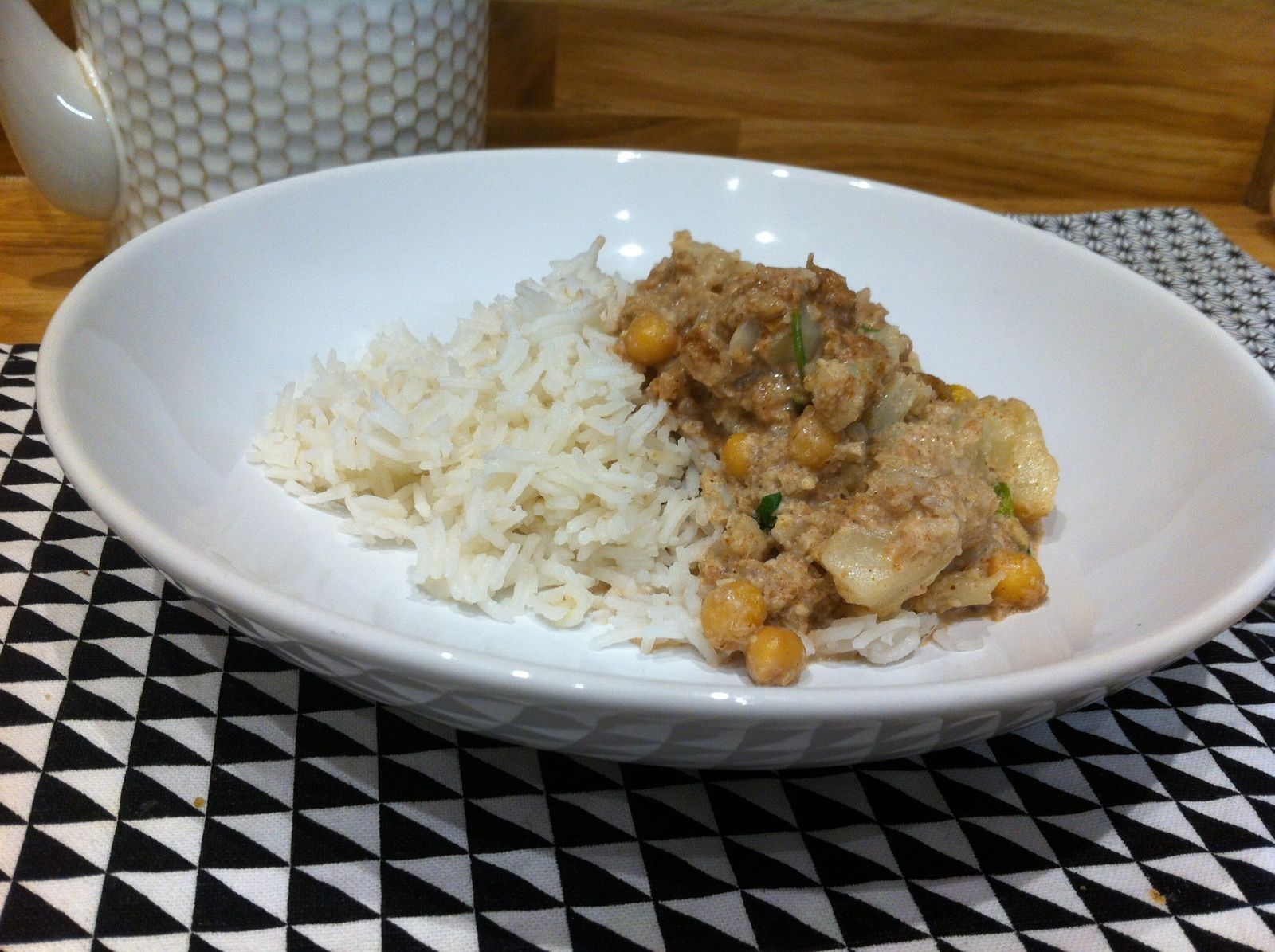 Curry korma de chou-fleur