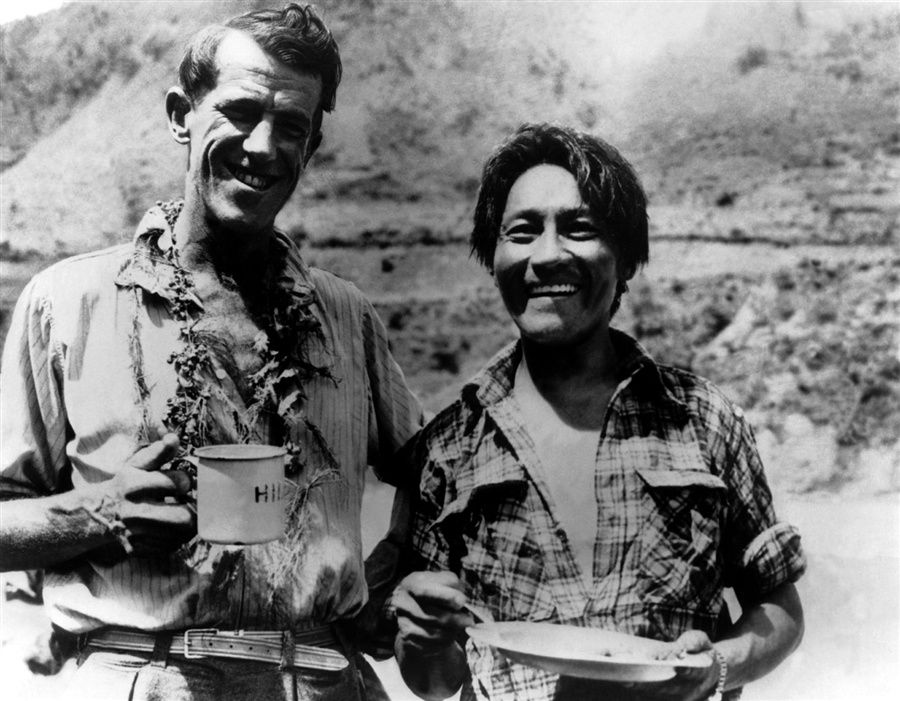 Sir Edmund Hillary, Tenzing Norgay, 29 mai 1953, Everest