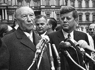 Konrad Adenauer et John F. Kennedy