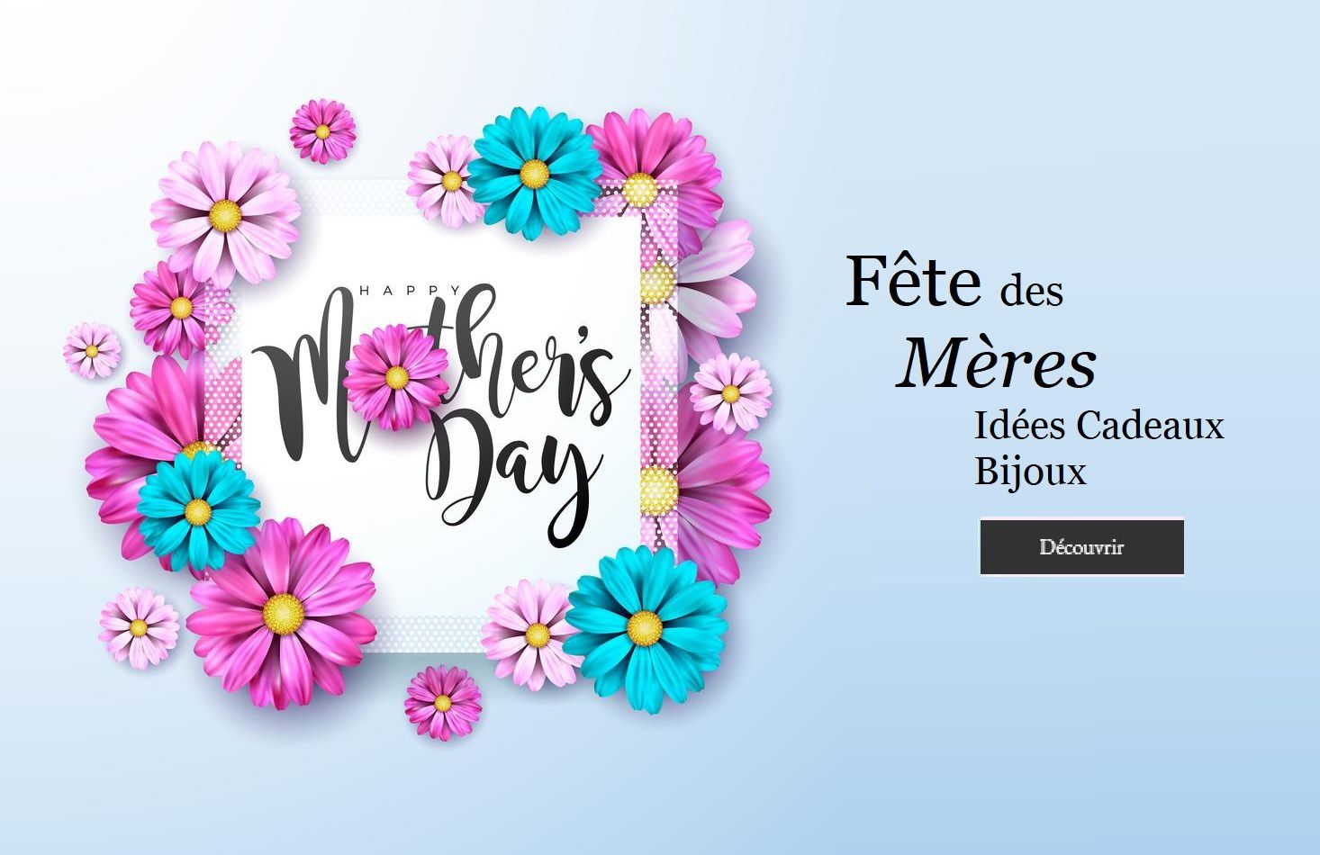Rien n'est trop beau pour votre maman, Trouvez le bijou ou l'accessoire idéal pour lui souhaiter dignement la fête des mères.
