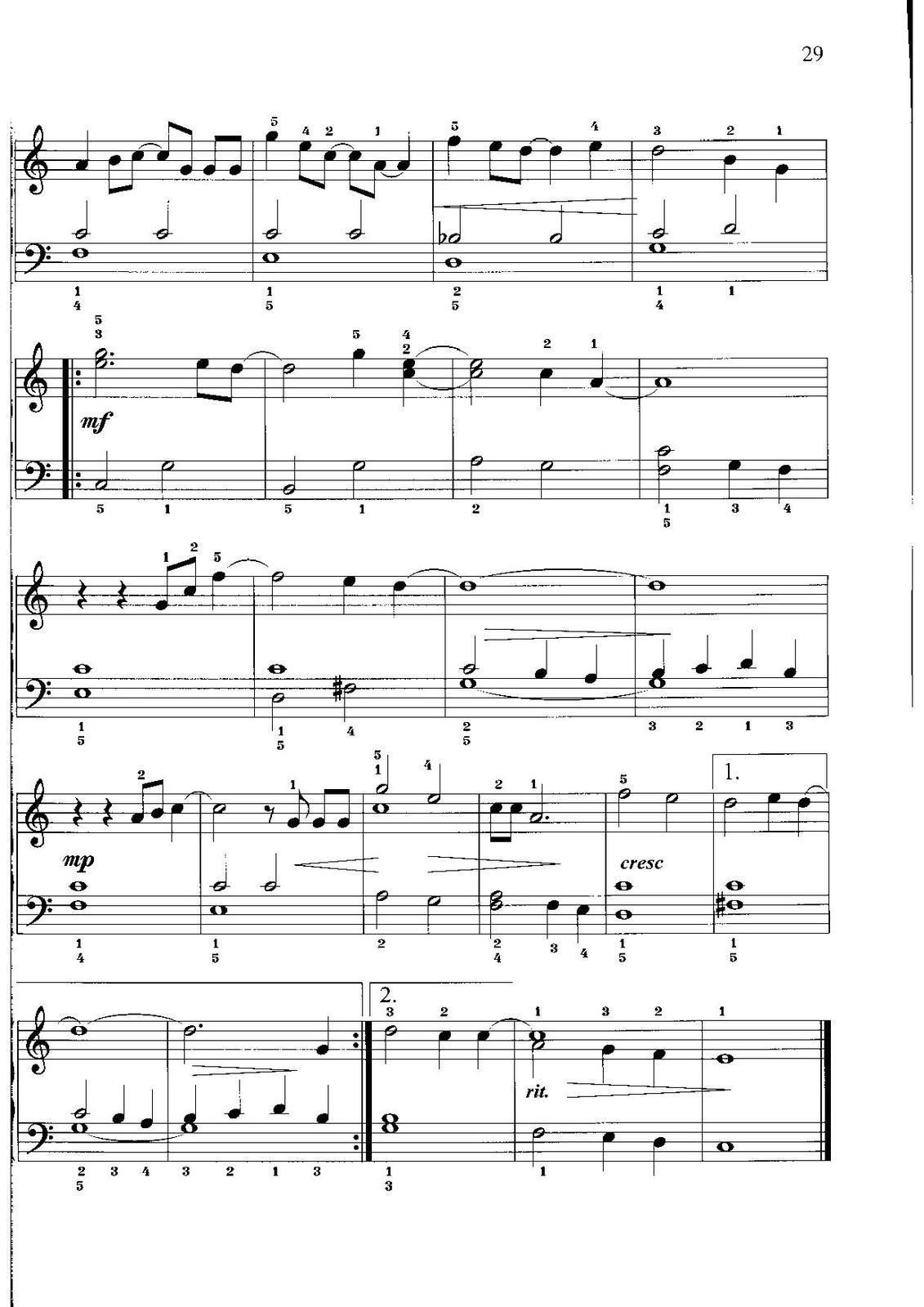el buen rey wenceslao partitura canon