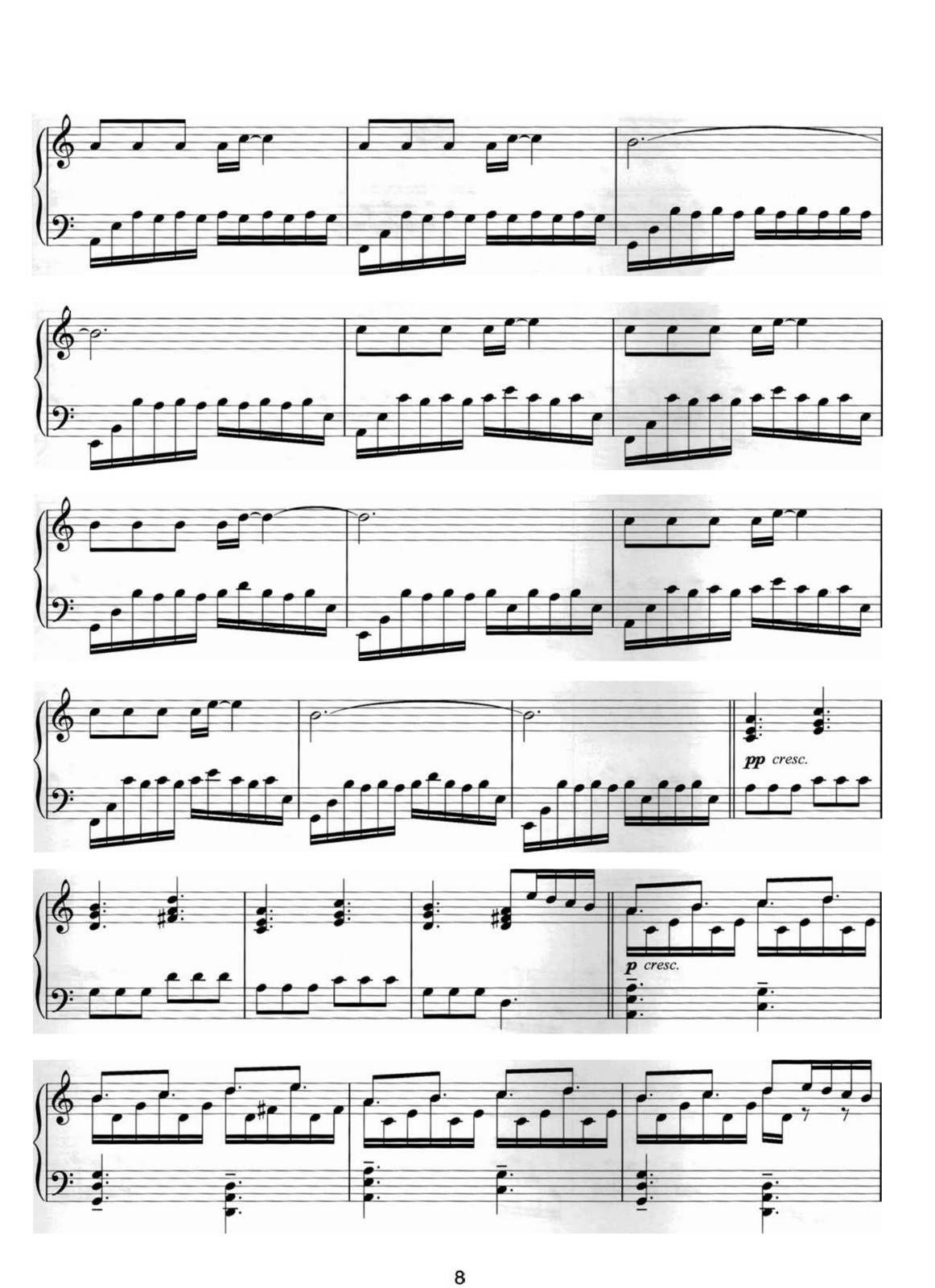 Partitura Para Piano &quot;Divenire&quot; | Ludovico Einaudi