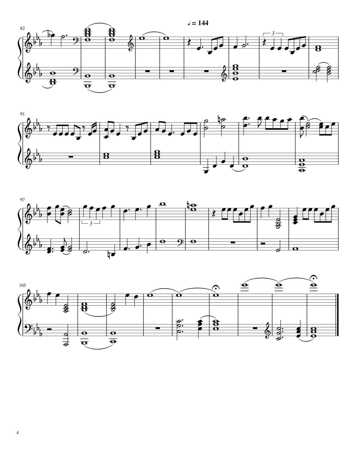 Partitura para Piano "Hazme Un Muñeco De Nieve" | Frozen - Las Notas De Nana