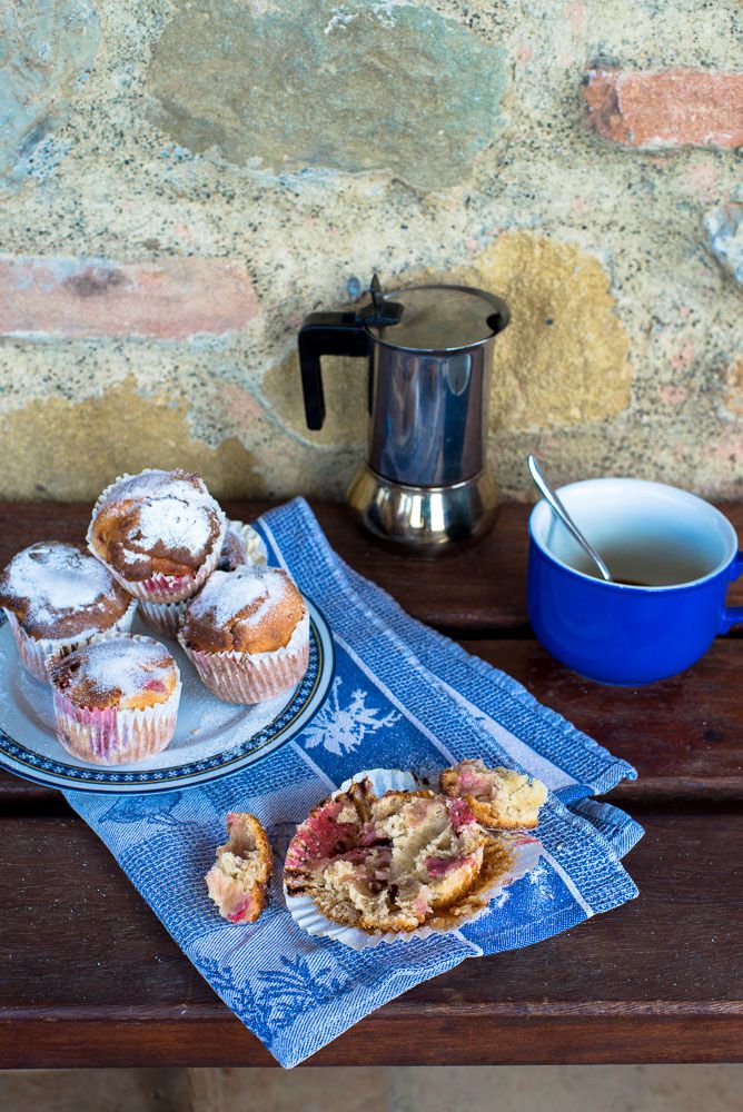 Strawberry Yogurt Muffins