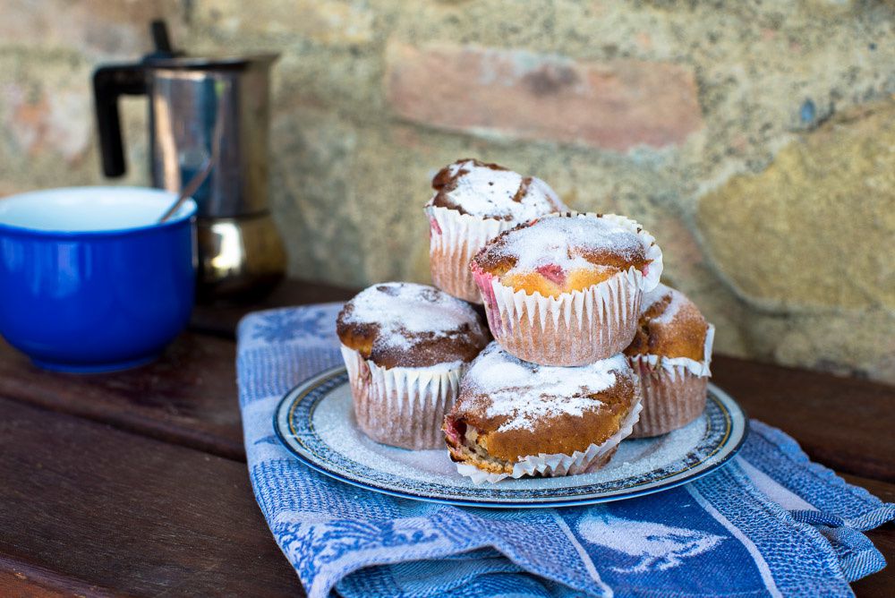 Strawberry Yogurt Muffins