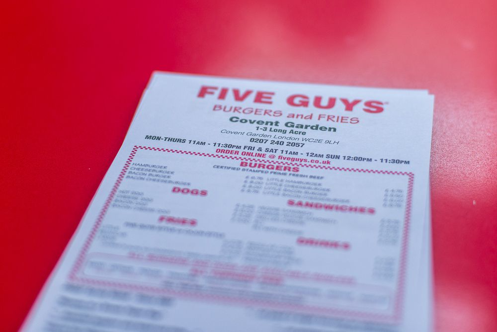 New London Opening: Five Guys