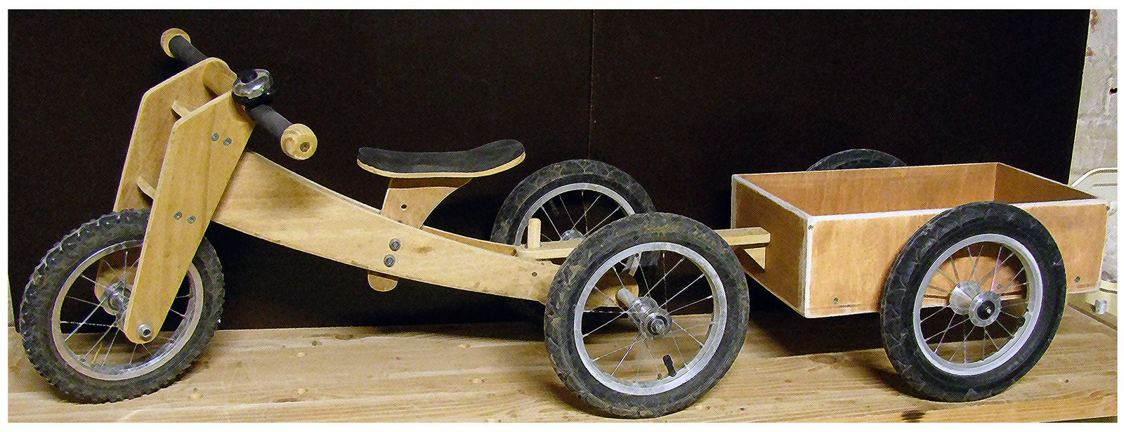 Fabriquer une remorque pour tricycle - Bon sang de bois !