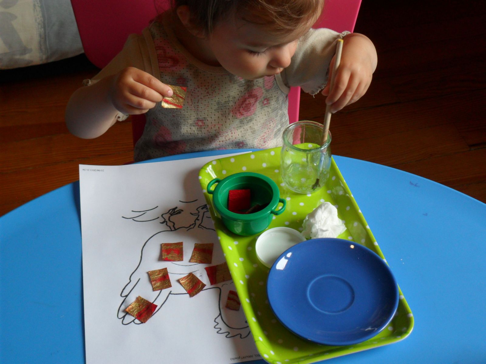 Activités 2/3 ans : le collage (suite)