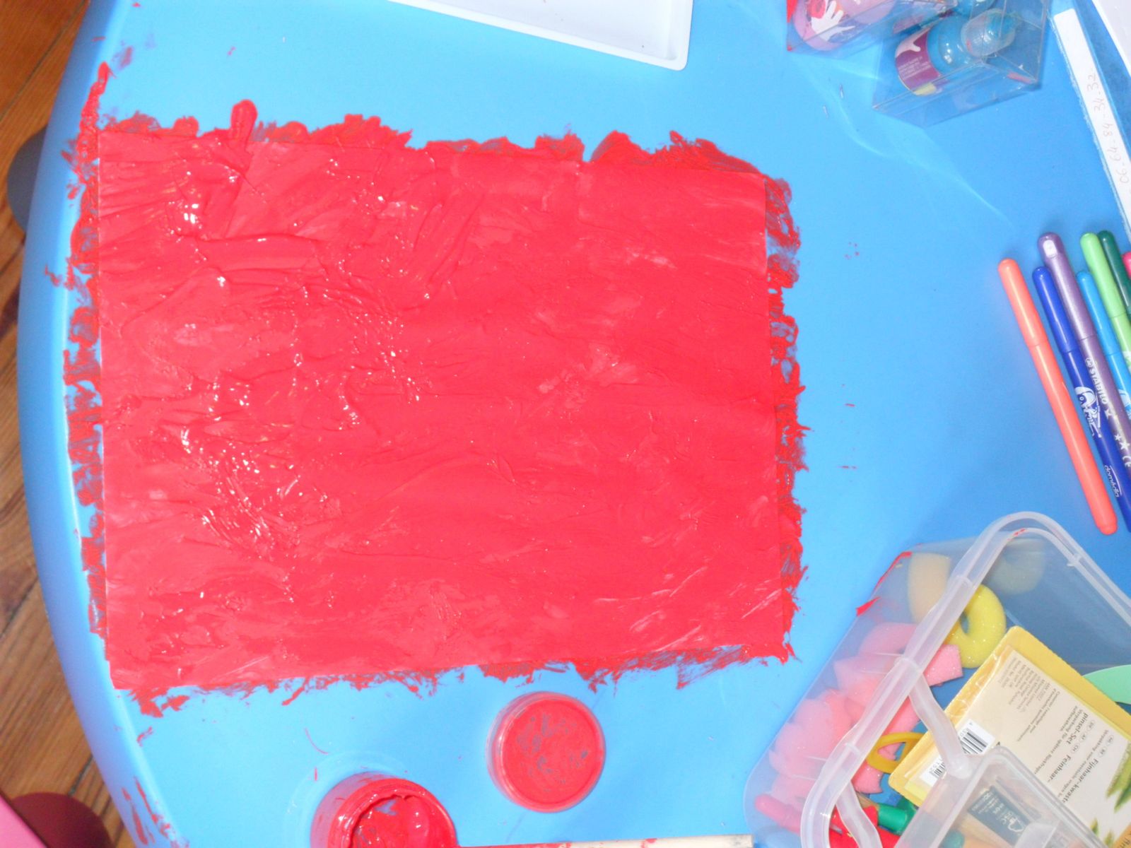 Activités 2-3 ans : la peinture