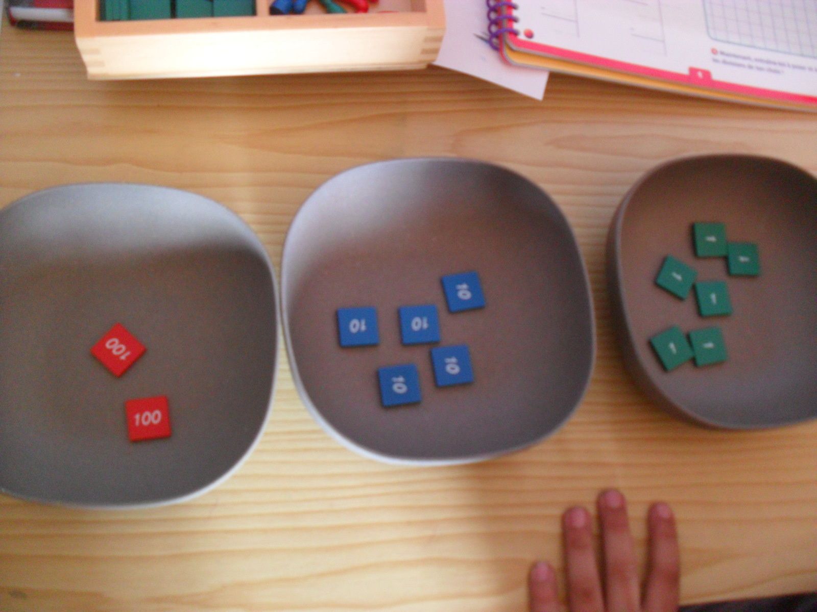 256 : 2 centaines, 5 dizaines, et 6 unités.