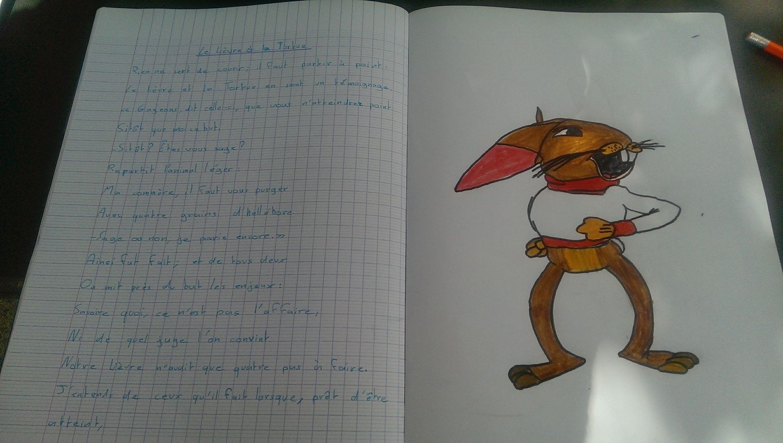 Le Lievre Et La Tortue Les Ateliers De Cathy
