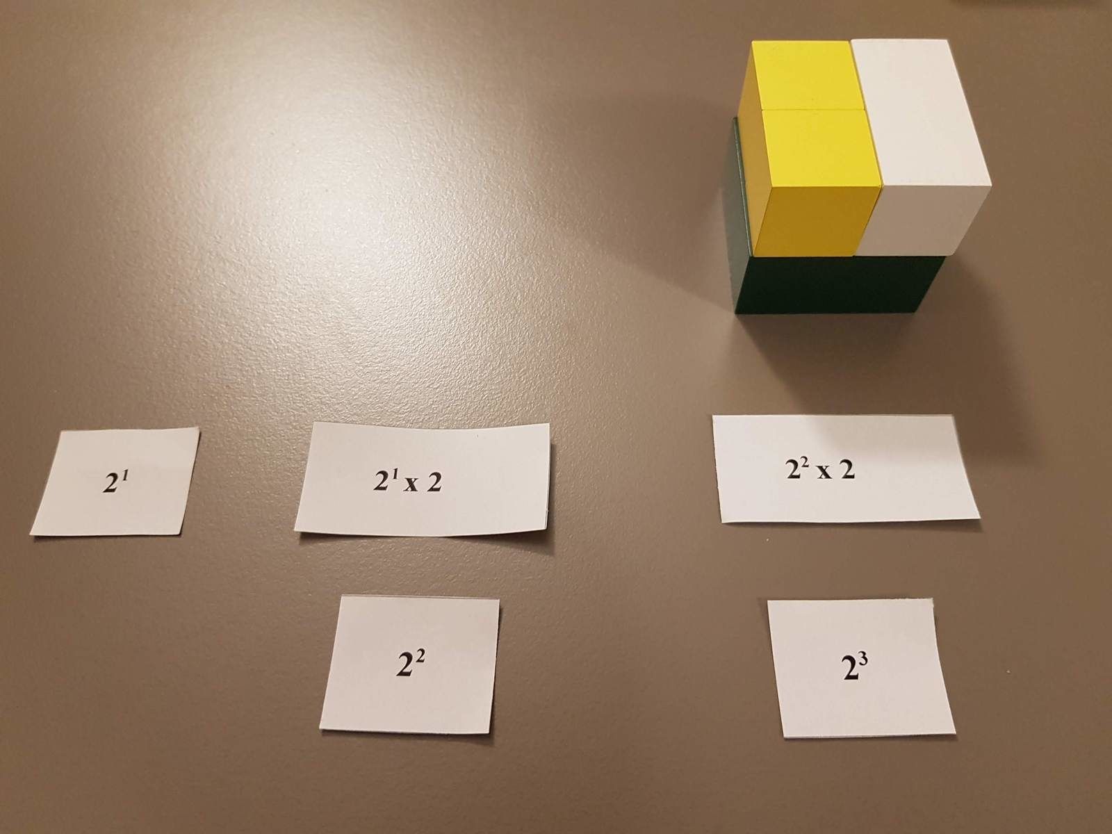 Le cube de la puissance de 2