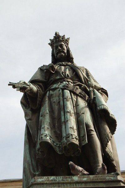 Charles IV, statue du Pont Charles à Prague