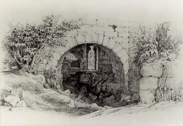 Le mur bouclier du Château de Dreistein