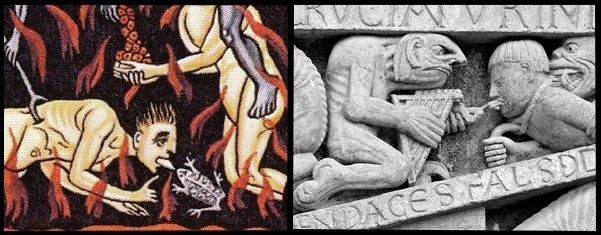 Le portail de Conques et l’ Enfer de l’Hortus Deliciarum