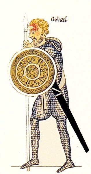 Le roi David dans l’ Hortus Deliciarum