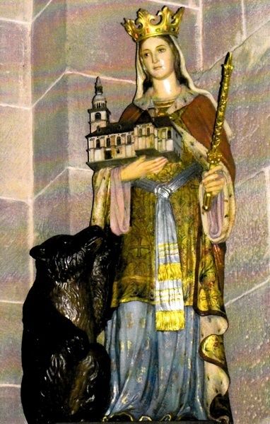 Le Jugement de Dieu, Sainte Richarde, Eglise d'Etival