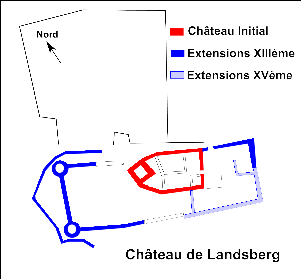Edelinde et le château de Landsberg