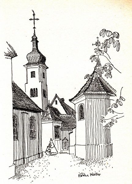 La statue de Notre Dame de Neunkirch