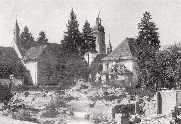 La statue de Notre Dame de Neunkirch