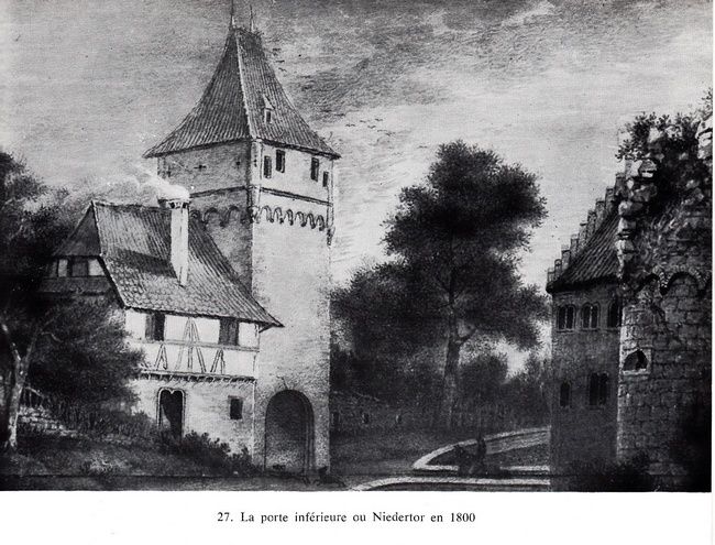 Le secteur piéton à Obernai