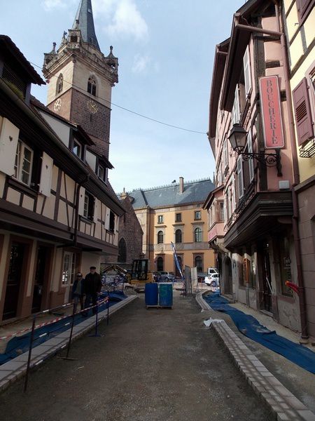 Le secteur piéton à Obernai