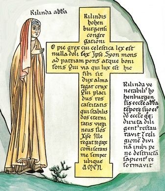 Le Mont Sainte Odile, selon Herrade de Landsberg