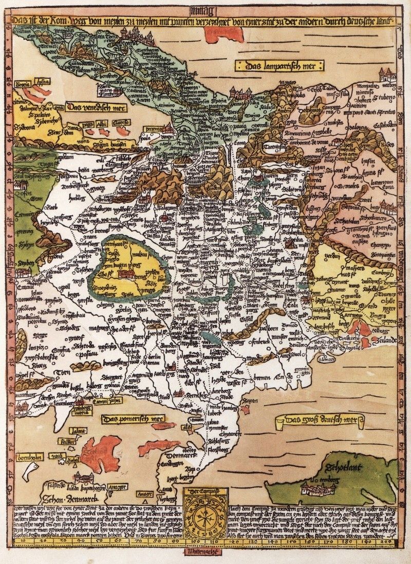 Romweg, carte de Etzlauber