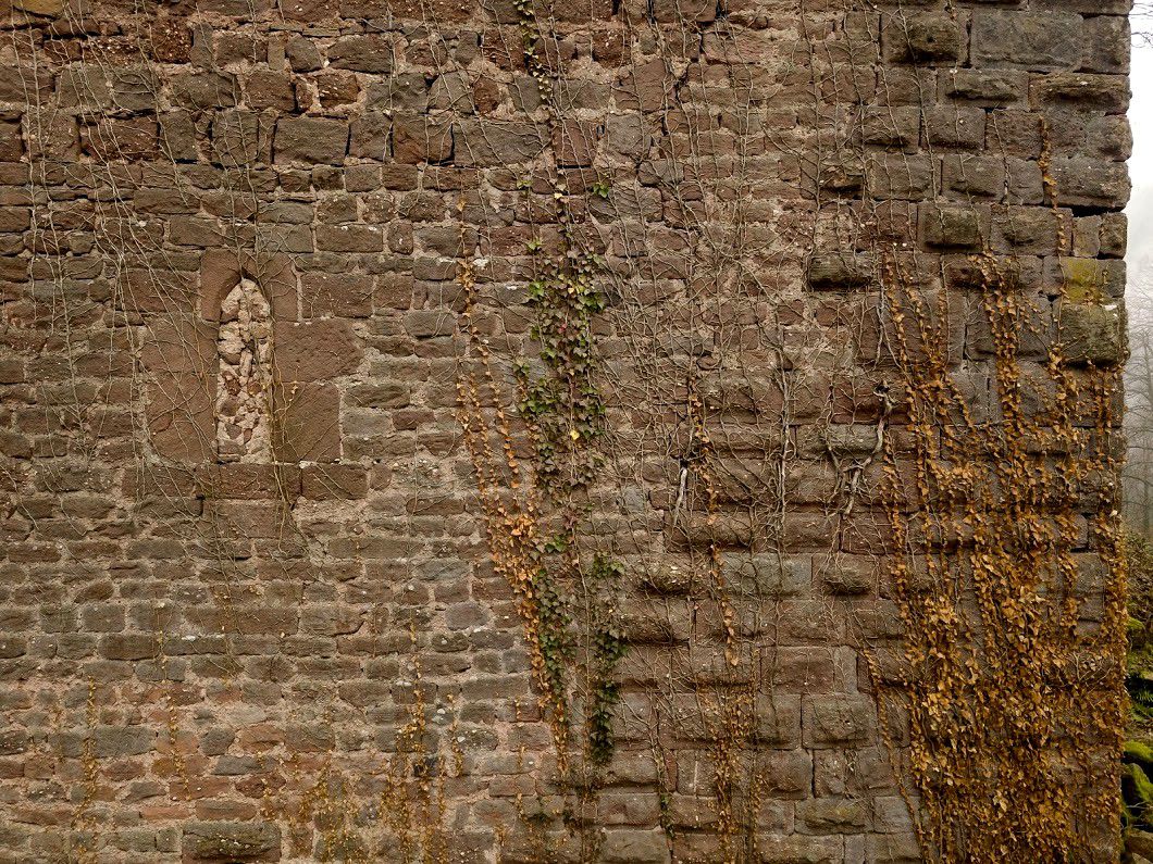 Lutzelbourg, Mur Nord, la fenêtre en ogive.