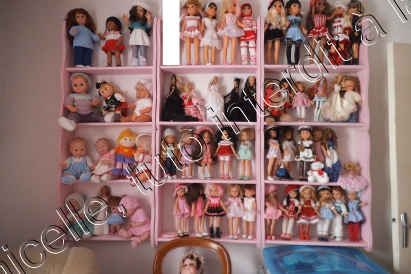 toute ma collection de poupées, ou presque