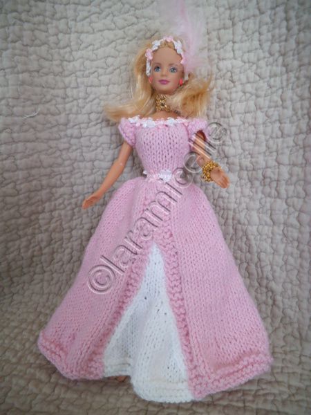 tuto gratuit barbie: robe de princesse "Corinne" - Chez Laramicelle