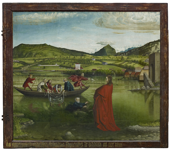 La Pêche miraculeuse, Konrad Witz, 1444. Musée d'Art et d'Histoir de Genève