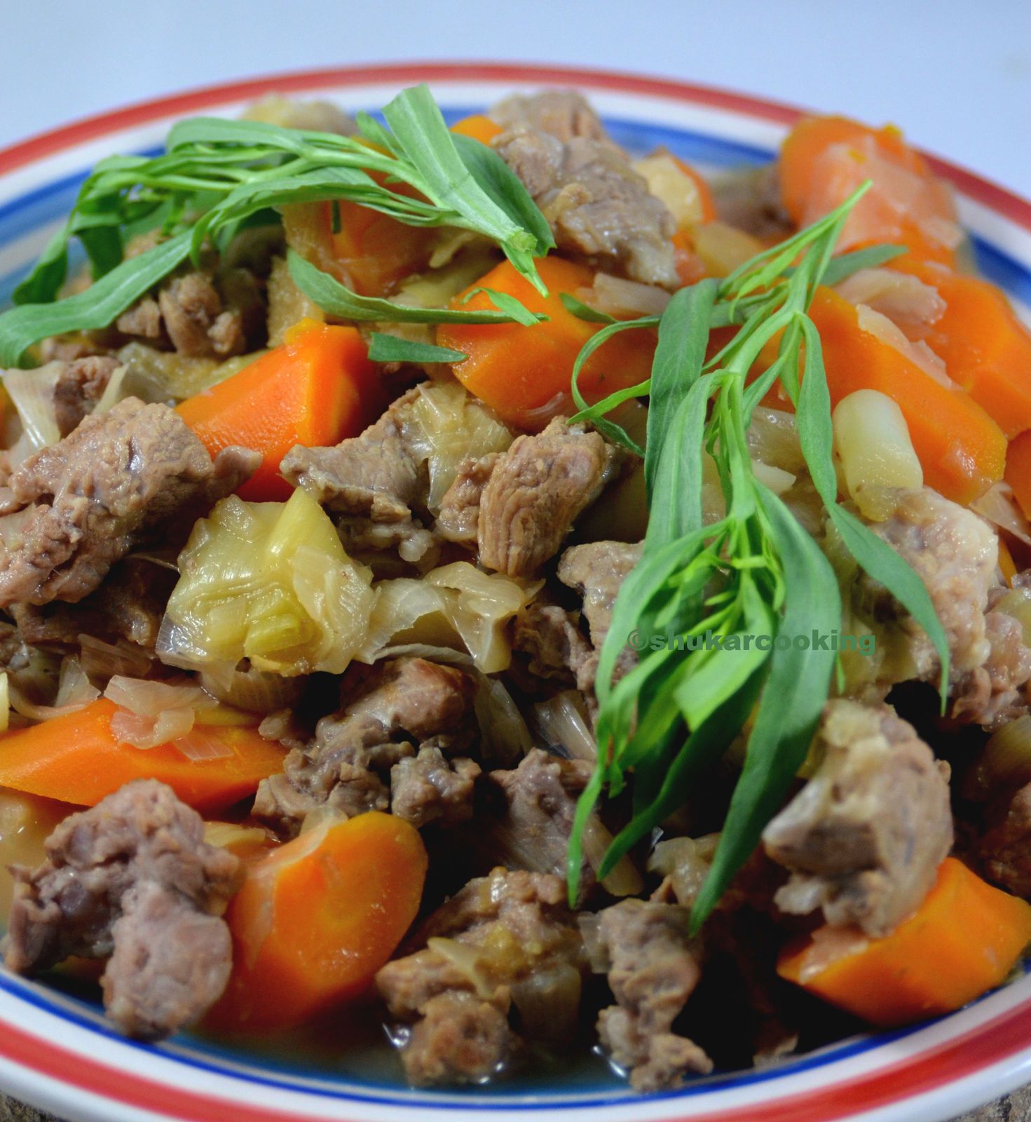 Veau Au Citron Confit Et A L Estragon Shukar Cooking