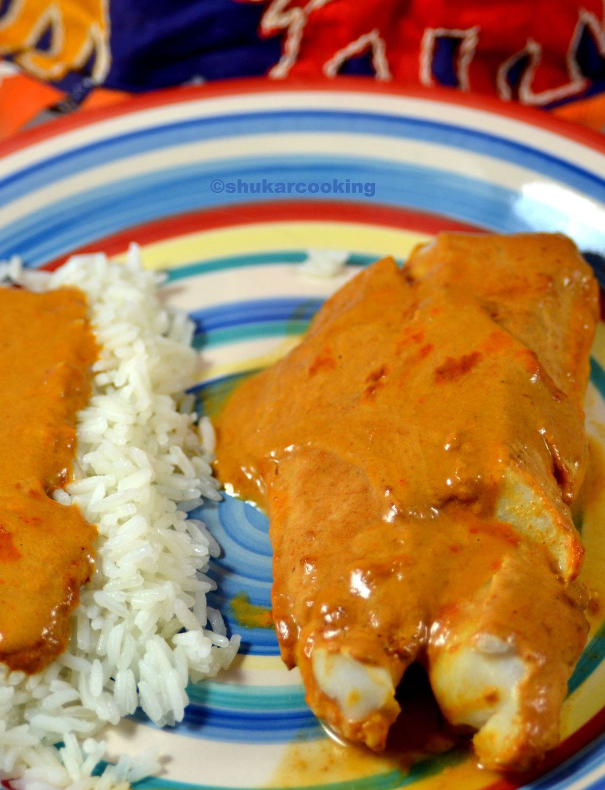 Cabillaud En Sauce Tomate A L Indienne Shukar Cooking