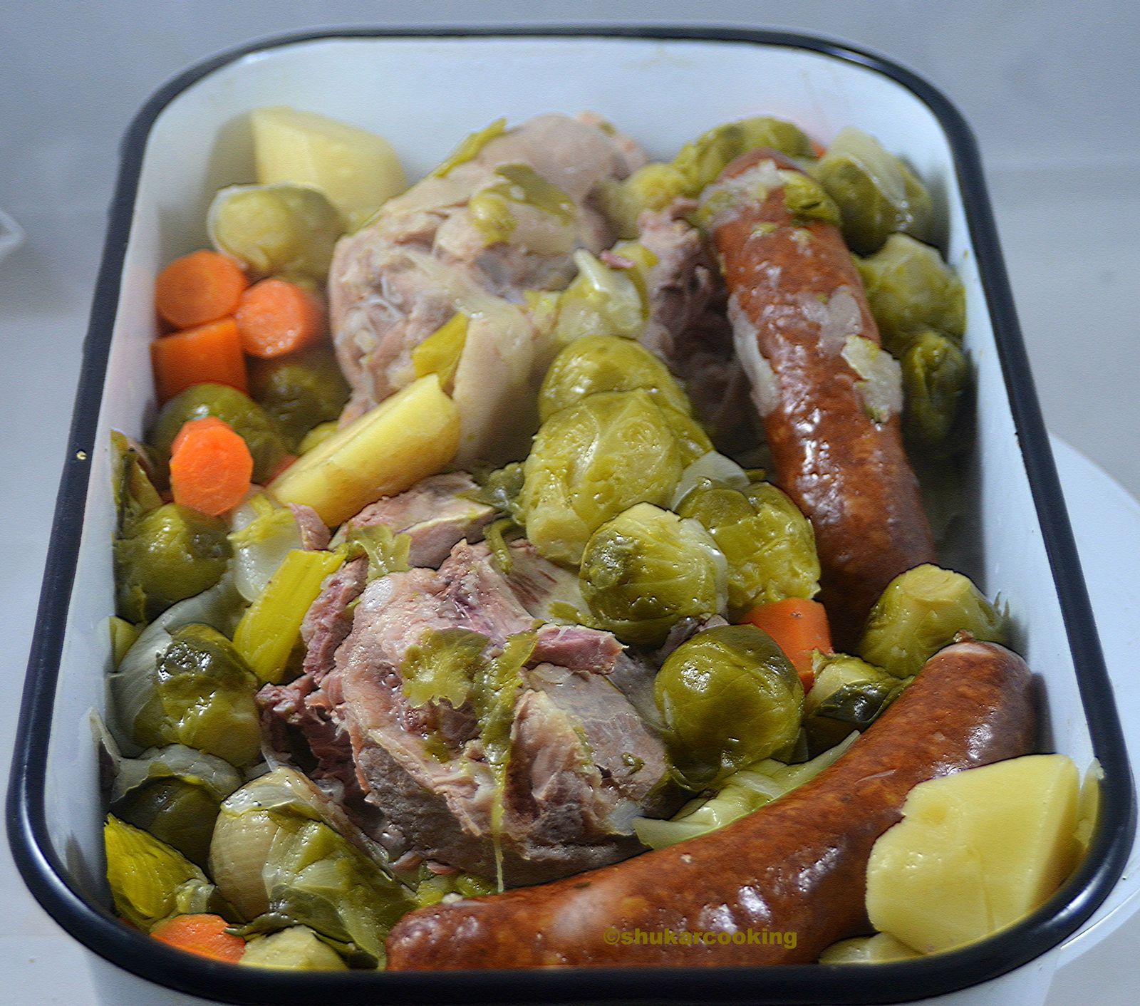 Potée aux choux de Bruxelles - Shukar Cooking