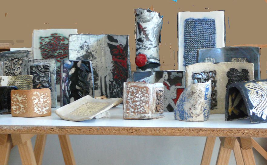 ceramiques en grès de Marine Assoumov, artiste sculpteur