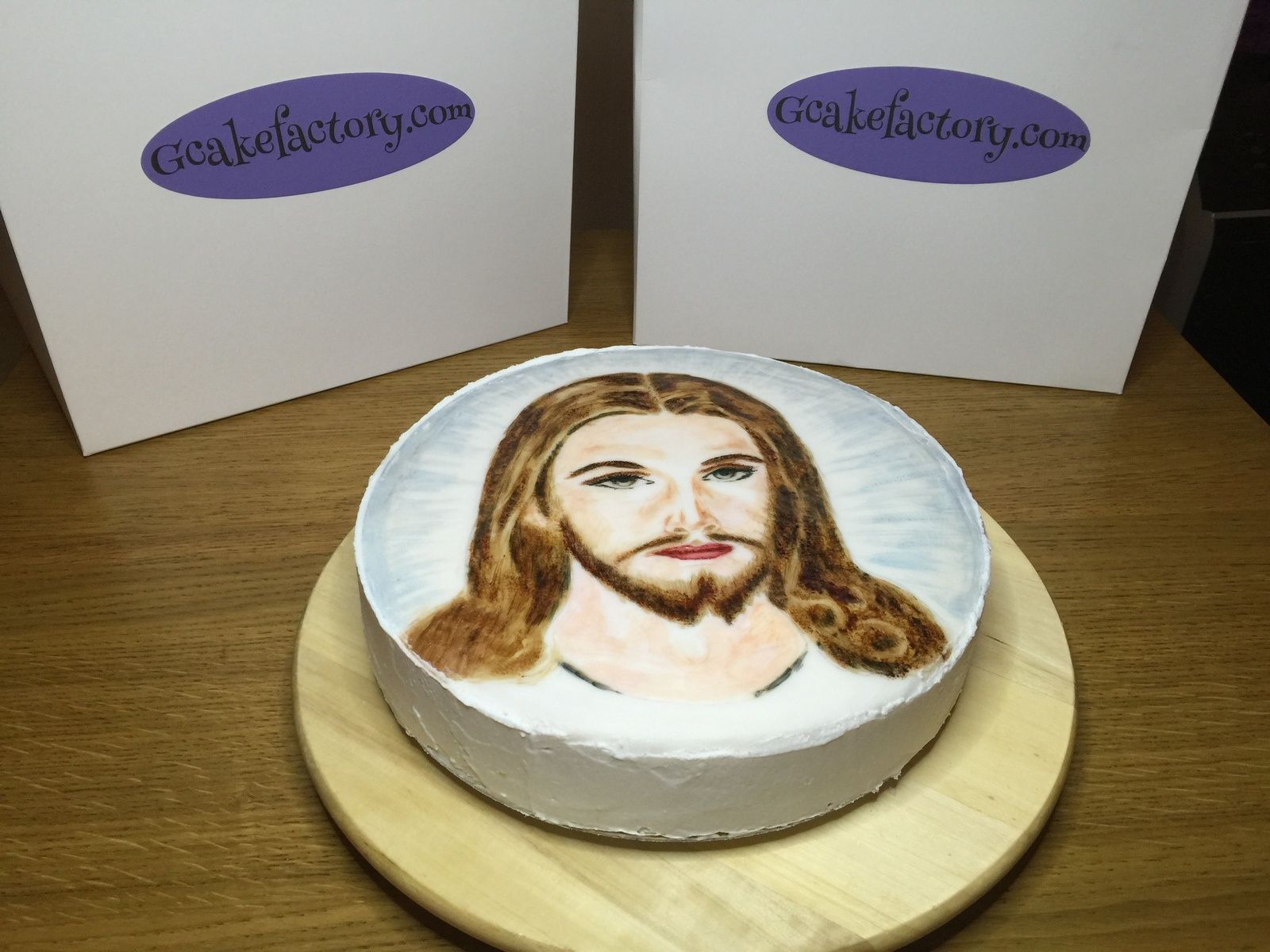 Gcakefactory gâteau Icône chrétienne Jésus Christ - gcakefactory.com