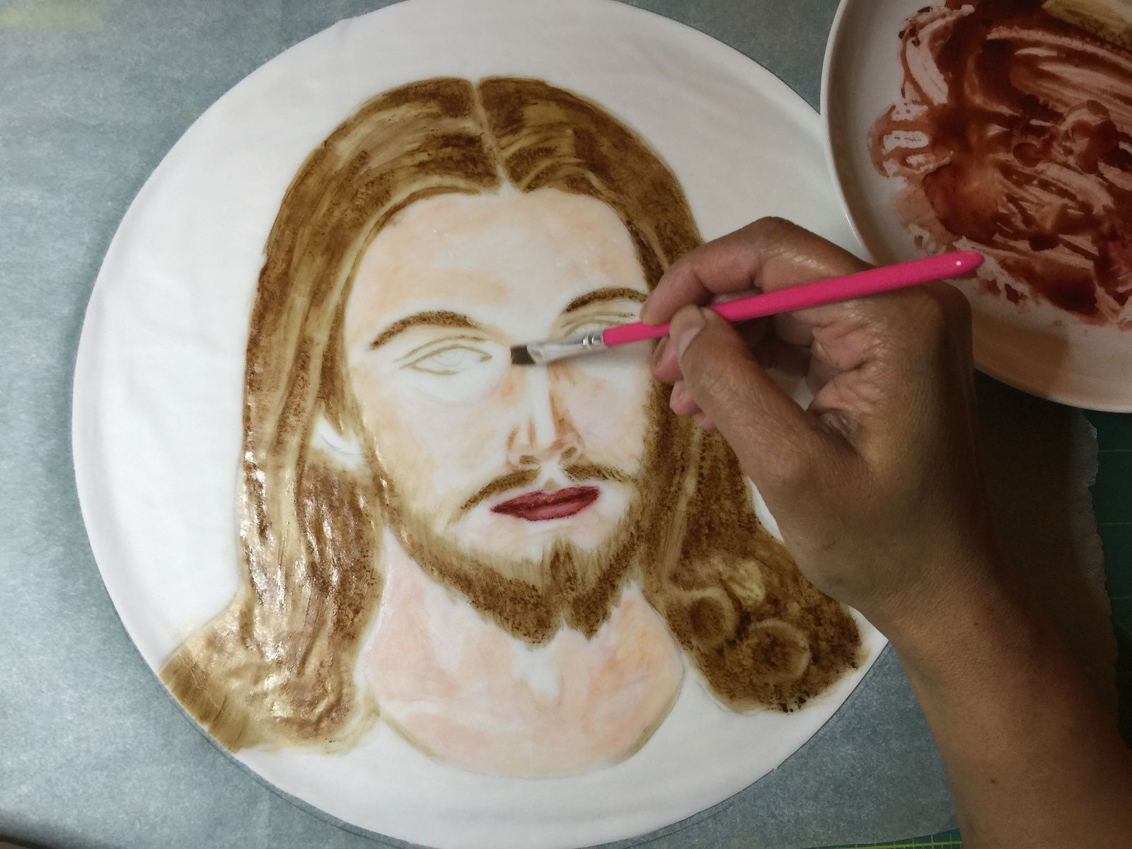 Gcakefactory gâteau Icône chrétienne Jésus Christ - gcakefactory.com