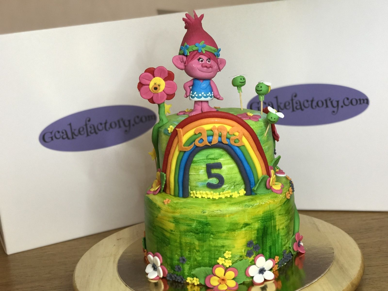 Gateau Trolls Poppy Gcakefactory Com