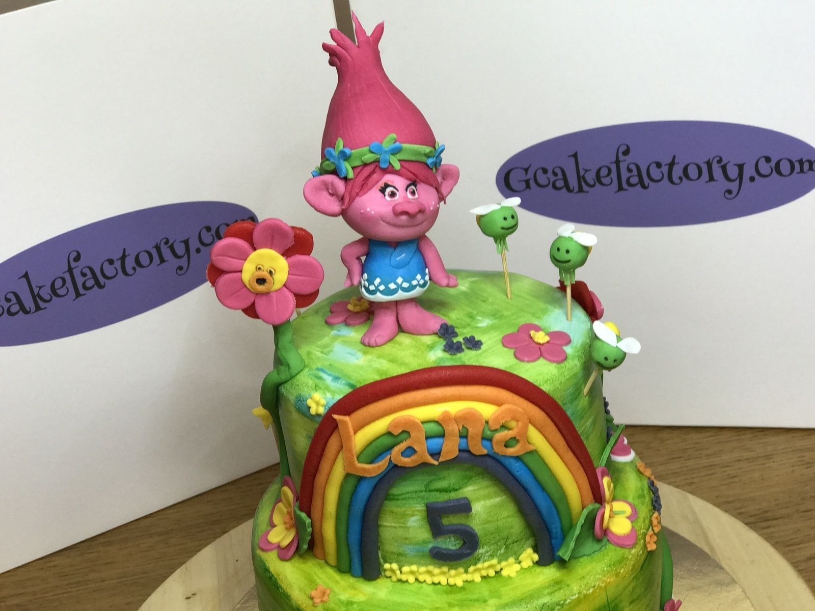 Gateau Trolls Poppy Gcakefactory Com
