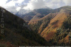 Mail de Bulard - Vallée d'Orle vues de l'ancienne voie Decauville (1250m)