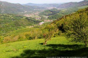 Vue sur la vallée de l'Ariège