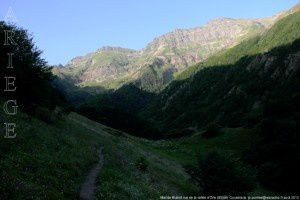 Mail de Bulard vue de la vallée d'Orle (900m)