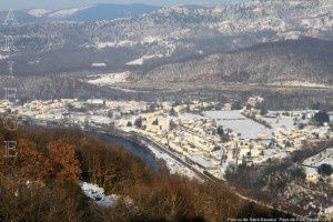 Foix vu de Saint-Sauveur