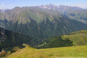 Salau vu du pic des Maurets (2262m)