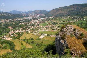 Montgailhard - Vallée de l'Ariège vue du Pain de Sucre (627m)